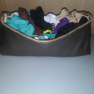 FAUX  STORAGE BAG
